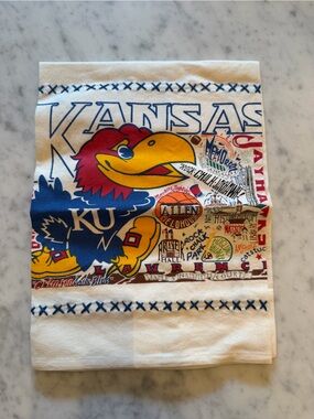 NWT Catstudio University of Kansas Jayhawks Hand Towel